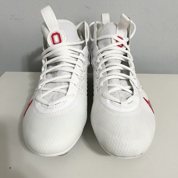 Nike Alpha Huarache 9 Elite PE “Ohio State Buckeye” Men’s Size 8 Lacrosse Cleats - Picture 3 of 10